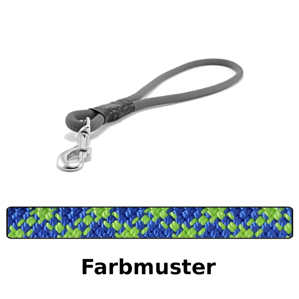 Kurzführer / Handschlaufe - L - blaue und grüne Kreuze
